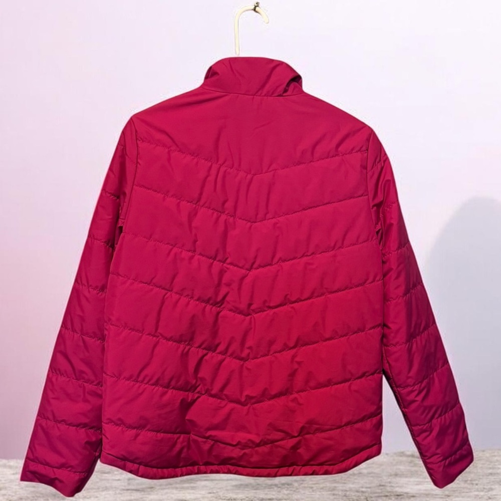 The North Face Women's Fuchsia Quilted Puffer Jacket Medium - Picture 3 of 6
